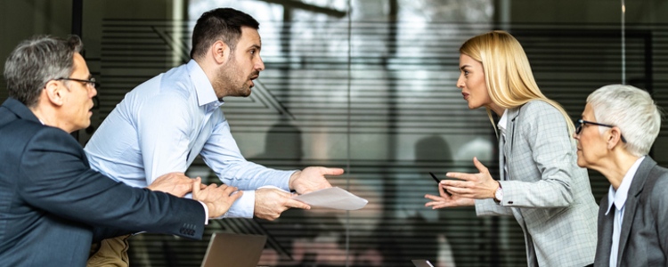contested divorce lawyer near syracuse ny heated argument with couple